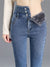 Stay Cozy in Style: Korean Fashion Harem Mom Jeans with High Waist and Fleece Lining