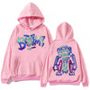 Hot Anime Arcane Jinx Graffiti Hoodie Harajuku Hip Hop Pullover