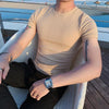 Elevate Your Summer Style: WANANSN Slim Fit Pinstripe Tee
