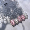 Metallic Bronzing Butterfly Nail Art Decals For Diy Manicures