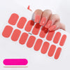 UV Semi-Cured Gel Nail Wraps Stickers Strips French Long Lasting