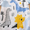 Boy Romper Summer Short sleeves Animal Print Cotton Comfortable Clothing Infant