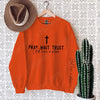 Uplifting Christian Quote Oversized Sweatshirt Women