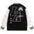 Letter Embroidery Baseball Jacket Y2k Flame Leather Varsity Jacket Windbreaker