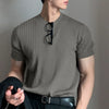 Men's Clothing Light Long Sleeve O Neck Loose Basic Shirt Popular Knitwear