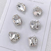 Crystal Nail Rhinestones 24pcs Transparent Alloy Ice Pile Drill