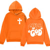 Child of God Print Hoodie Jesus Christian Funny in Hip Hop Streetwear