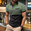 Summer Men's Short sleeved Polo Shirt Business Casual Collar T-shirt Breathable