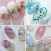 Delicate 3D Dried Flower Nail Art Exquisite Beauty Charms