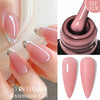 7ML Pink Glitter Quick Extension Gel Nail Polish Gold Foils