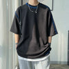 Men Summer Quality T Shirts Manual Suture Harajuku Casual Tshirt