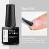 7ML Pink Glitter Quick Extension Gel Nail Polish Gold Foils