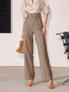 Suit Pants High Waisted Wide-leg Loose