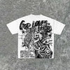 God Loves World Graphic Oversized Y2K Cotton T-Shirt