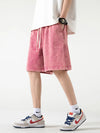 2024 Distressed Summer Shorts Heavy Cotton Drawstring Harajuku