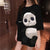 Oversized Harajuku Cartoon Embroidery T-Shirt Casual White Y2K Tops Streetwear for Summer