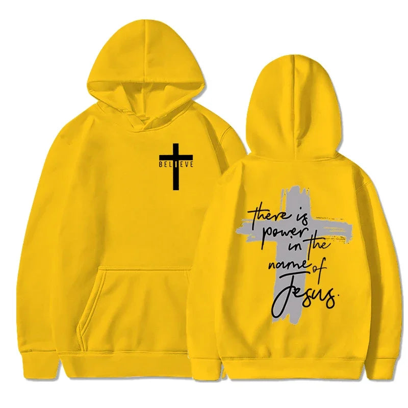 Christian Faith Hoodie Power in the Name of Jesus