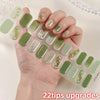 UV Semi-Cured Gel Nail Wraps Stickers Strips French Long Lasting