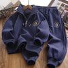 Autumn Winter Boys Clothing Set Handsome Letter