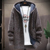 Autumn and Winter men's wool jacket new jacket plush thickened classic