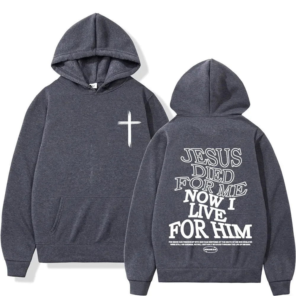 Jesus Died for Me Women’s Cross Hoodie