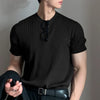 Men's Clothing Light Long Sleeve O Neck Loose Basic Shirt Popular Knitwear
