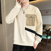 2024 Spring Autumn Men's Long Sleeve Sweatshirts Youth Hip Hop Streetwear