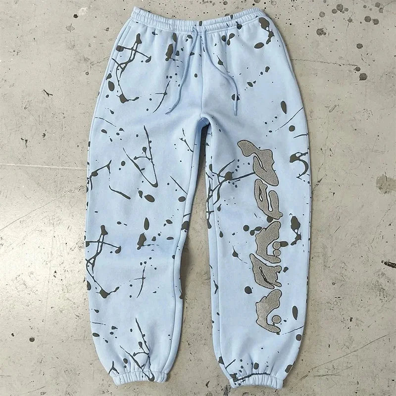 Y2K Punk Streetwear Pants – Hip-Hop Drawstring Trousers Women