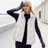 2024 Winter Women's Sleevsless Jacket Hooded Thick