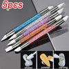 Acrylic Powder Nail Brushes Nail Art 3D Carving Manicure Salon