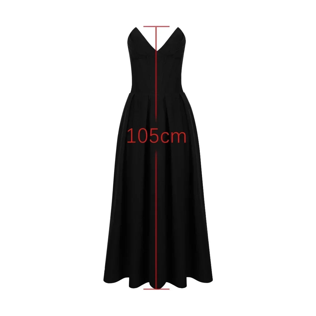 Elegant Wedding Events Dress Sexy Strapless Corset Dress Midi Christmas Party