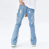 Y2K Fashion Washed Flared Jeans Pants Straight Hip Hop