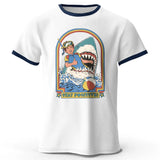 Stay Positive Printed Vintage Funny T-Shirt For Men Casual Tops