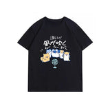 Women Korean Fashion Tees Y2k T-shirt Harajuku Pullover Shirt Girls Kawaii Tops