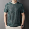 Sleeve Breathable Tshirts Round Neck Thin Large Streetwear