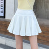 Women's Korean Style High Waist Pleated Mini Skirt