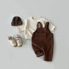 Cozy and Stylish Corduroy Romper for Baby Boys and Girls