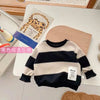 2025 Autumn Striped Boys Fashion Sweatshirts Kids