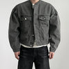Werten Sie Ihren Stil mit unserer Premium-Jeansjacke auf