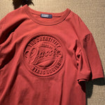 Men's Short-sleeved T-Shirt: Retro 3D Print Steel Seal Design