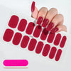 UV Semi-Cured Gel Nail Wraps Stickers Strips French Long Lasting