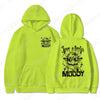 Cattle Moody Letter Print Hoodie Women Casual Pullover