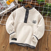 Sweatshirt Autumn Winter Warm Fleece Top Kids