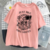 Just One More Chapter Skull Graphic T-Shirt