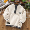 Sweatshirt Autumn Winter Warm Fleece Top Kids