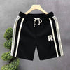 Shorts Fashion Black Sports Short Pants High Street Men's Clothing Streetwear 2024