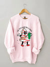 Out Here Lookin Like A Snack Christmas Retro Sweatshirt