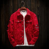 Casual Fashion Motorcycle Denim Jacket