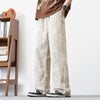 Men's slacks in summer printed loose wide-leg pants wide-legged sports