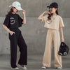 80s and 90s Throwback Trendy Cropped Tee Kids Girl